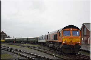 Swanage DMU Departure